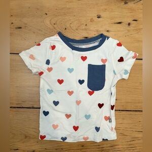 Kyte Baby Hearts Toddler Tee 12-18